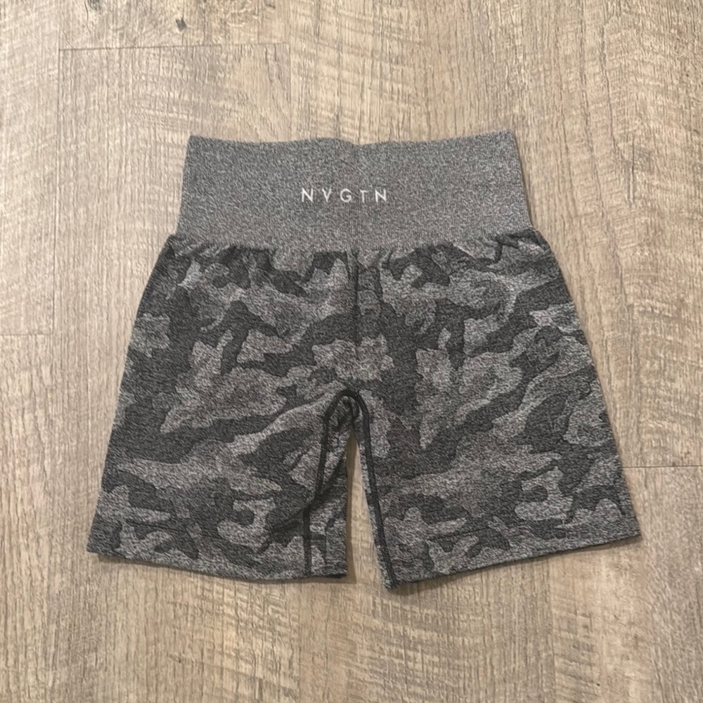 NVGTN Gray Camo Shorts